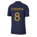 Billige Frankrig Aurelien Tchouameni #8 Hjemmebane Fodboldtrøjer VM 2022 Kortærmet